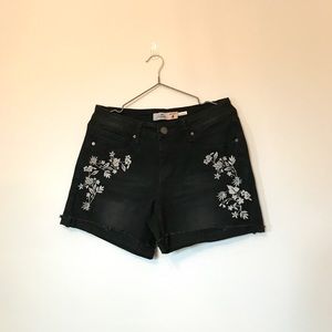 black shorts with white designs :)
